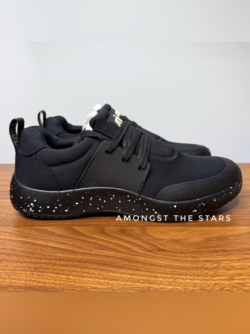 Snibbs Spacecloud 2.0 Black Speckles Non Slip Work Shoes Sneakers